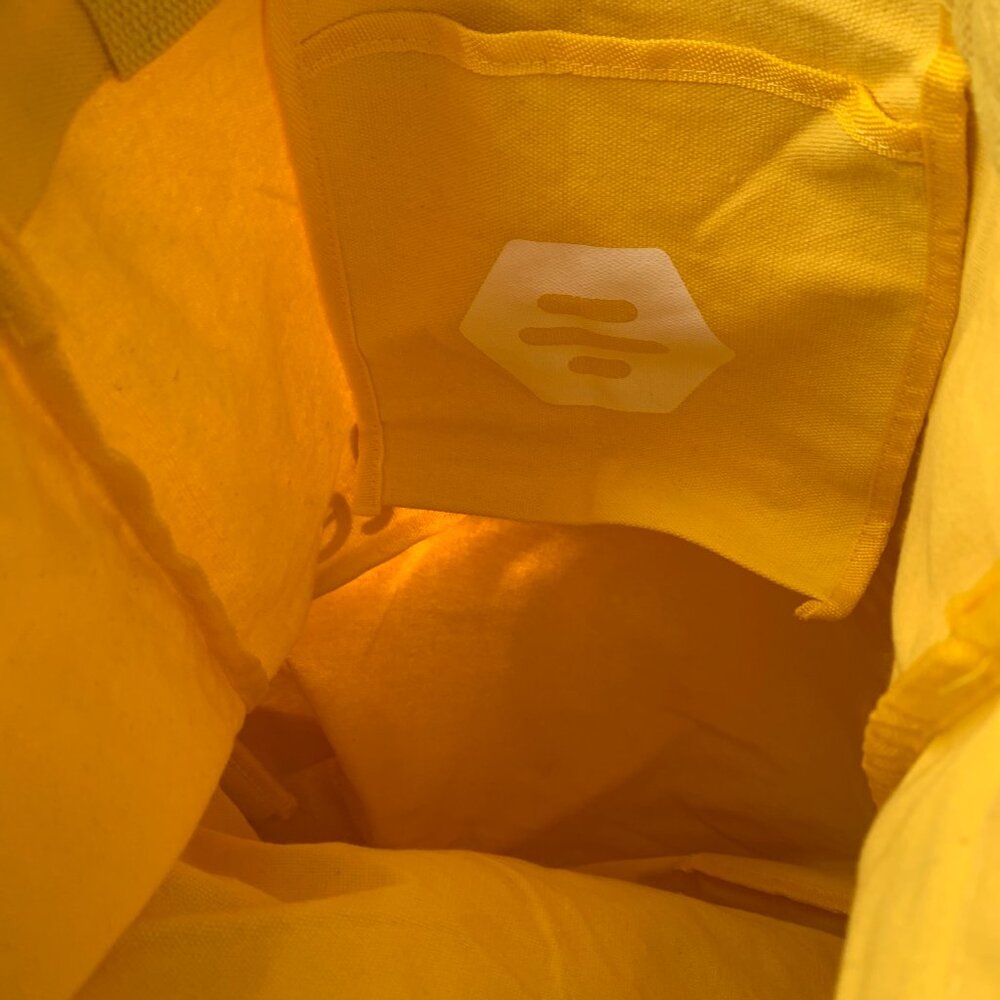 BUMBLE YELLOW CANVAS BAG - Picture 7 of 8